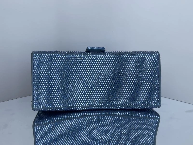 Balenciaga Hourglass Diamond Water Blue Limited Edition Bag TechFriendly 72596