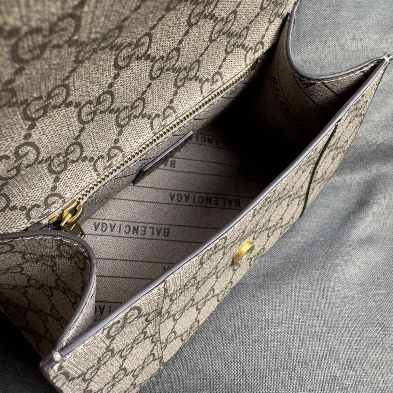 Balenciaga Hourglass Moon Bag - S Size Cowhide Elegance Resilient 70022