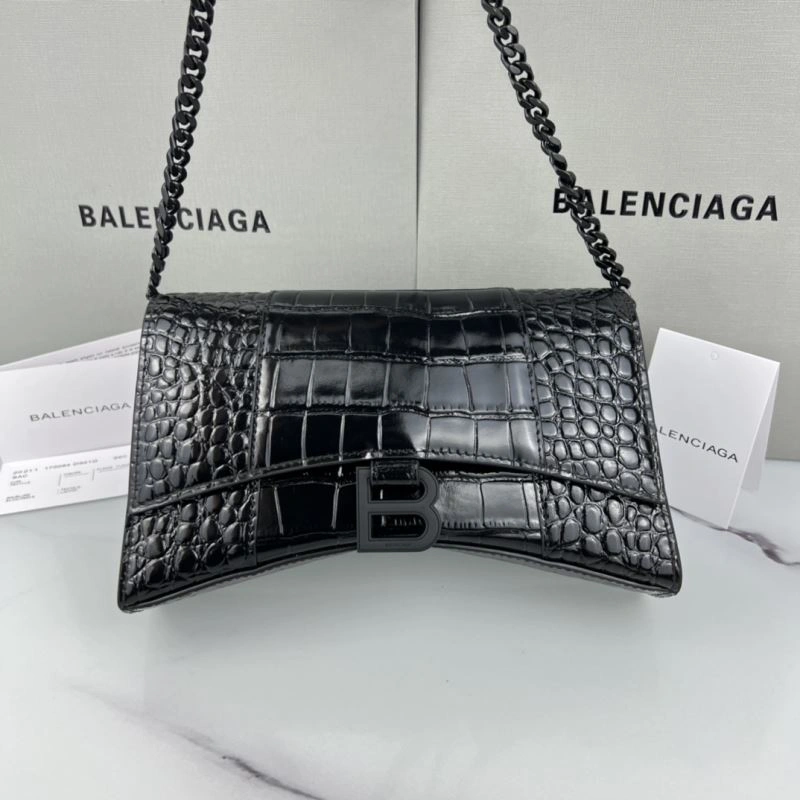 Bright Balenciaga Hourglass Petite Chain Crossbody Bag by B Brand 78635