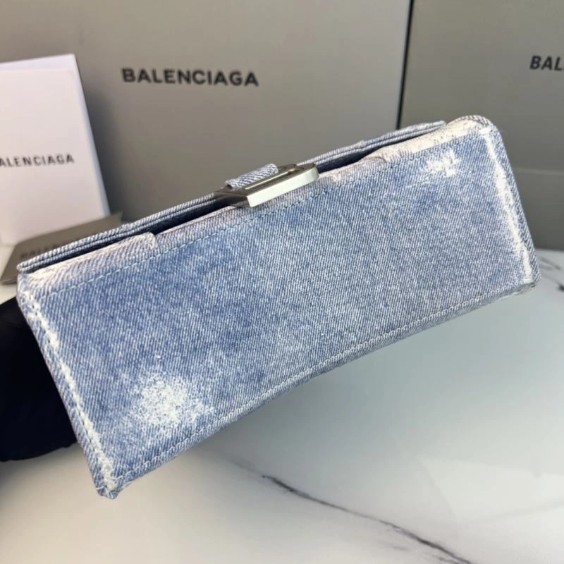 Balenciaga Hourglass Small Denim Bag -  Curved Design ComfortFit 78679