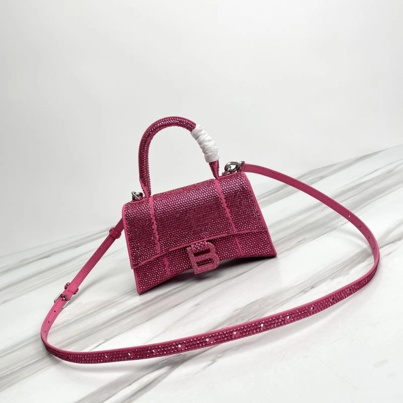 WrinkleFree Balenciaga Hourglass Small Size Bag - Iconic Curved Design 78747