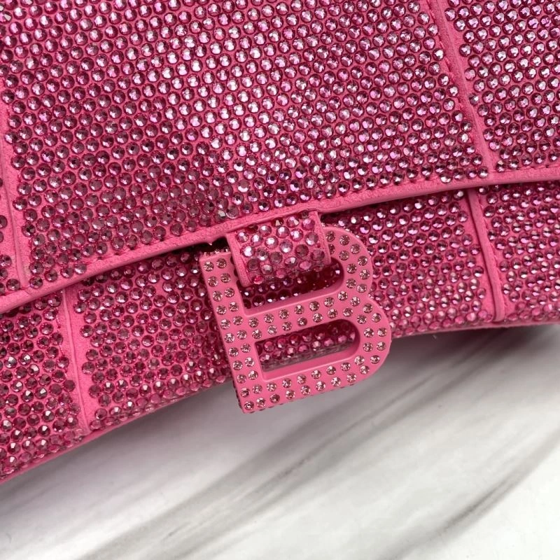 WrinkleFree Balenciaga Hourglass Small Size Bag - Iconic Curved Design 78747