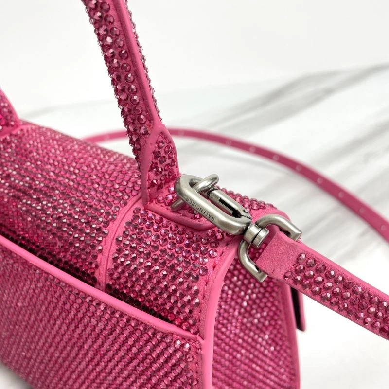 WrinkleFree Balenciaga Hourglass Small Size Bag - Iconic Curved Design 78747