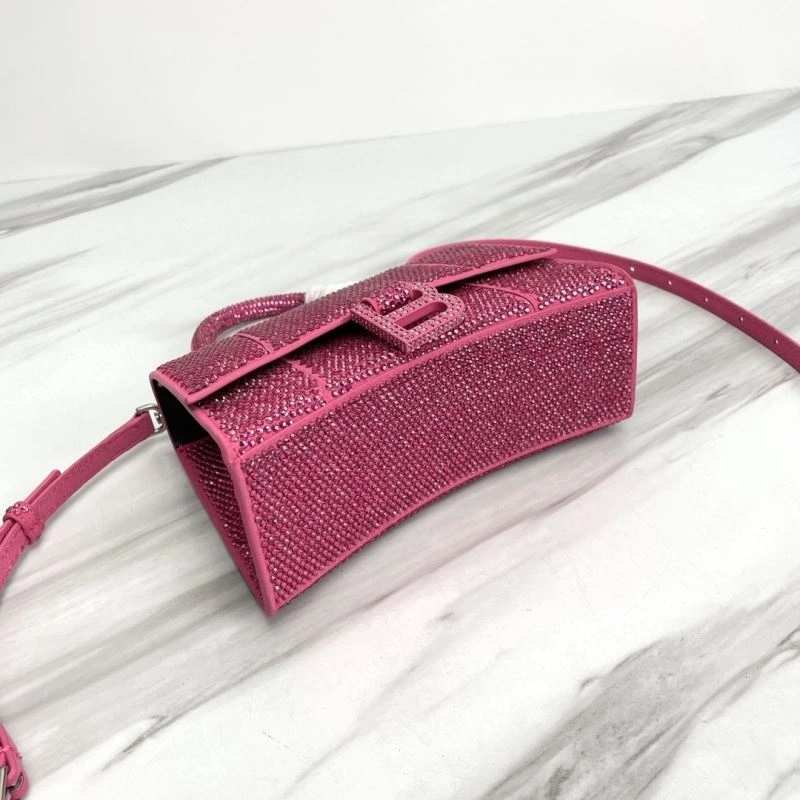 WrinkleFree Balenciaga Hourglass Small Size Bag - Iconic Curved Design 78747