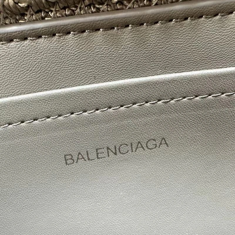 Balenciaga IBIZA Woven Nylon Rope Basket Bag Efficient 78572