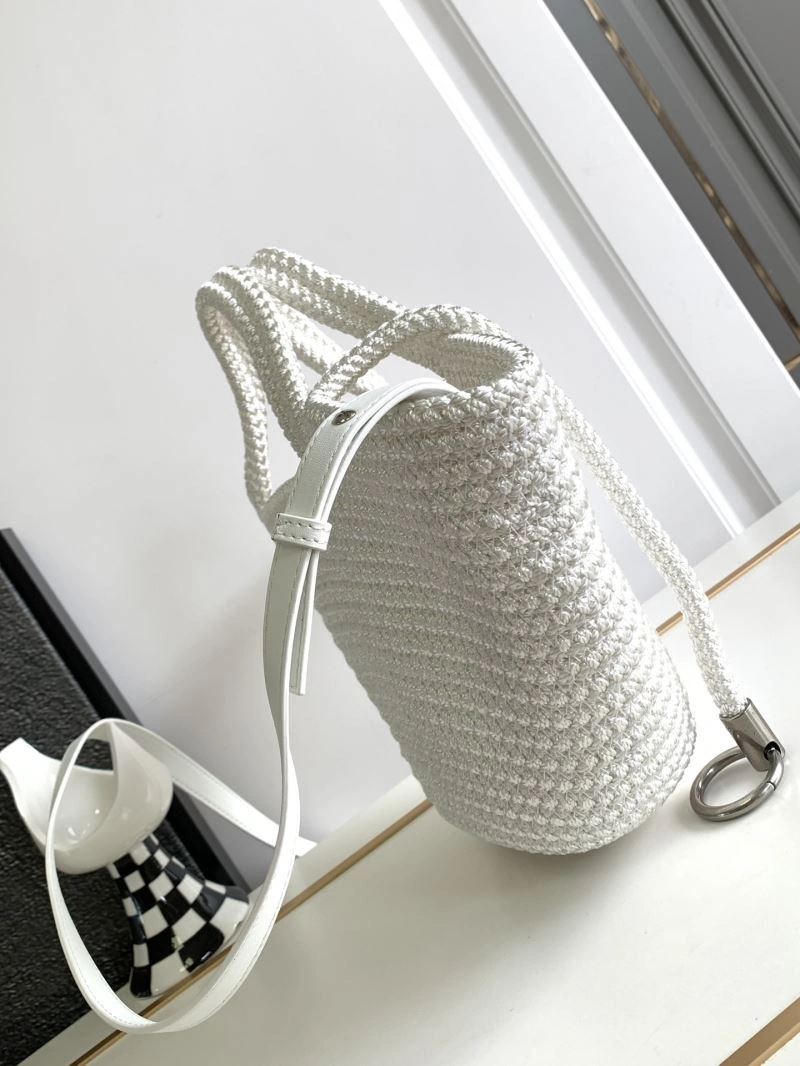 Balenciaga Ibiza Fan-Shaped Nylon Rope Basket Bag Packable 78575
