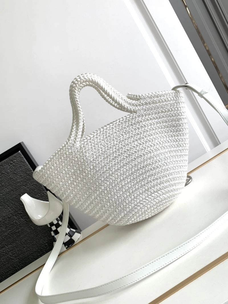 Balenciaga Ibiza Fan-Shaped Nylon Rope Basket Bag Packable 78575