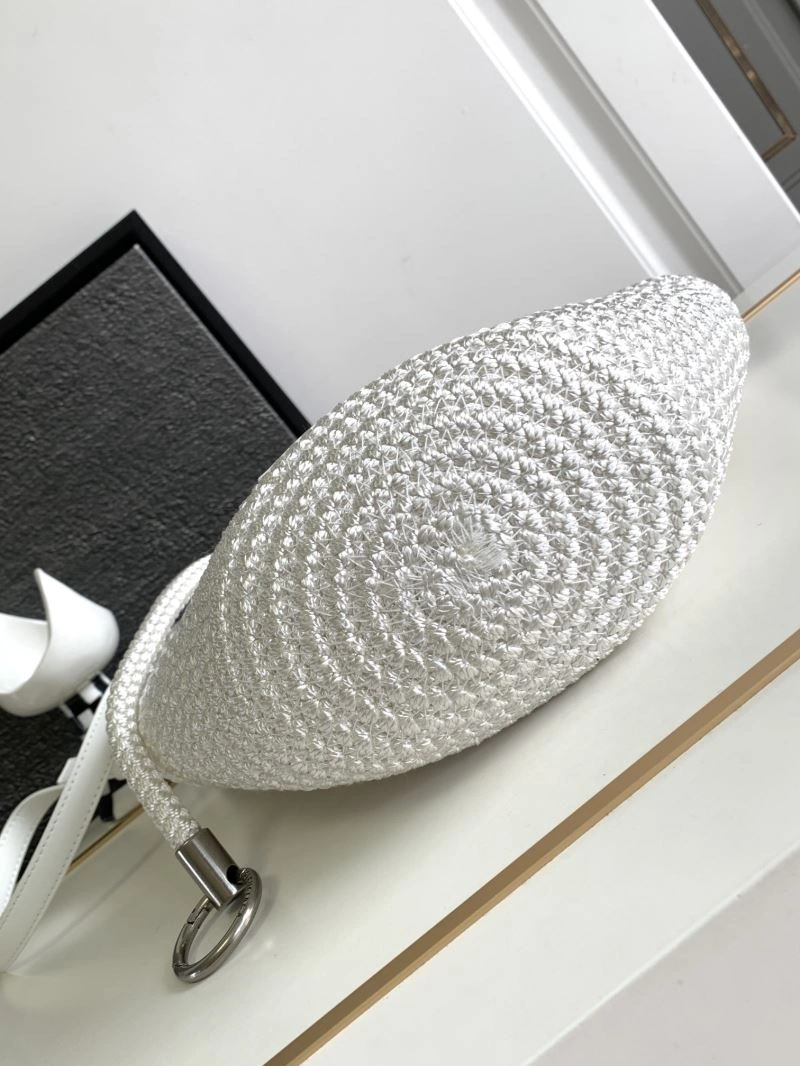 Balenciaga Ibiza Fan-Shaped Nylon Rope Basket Bag Packable 78575
