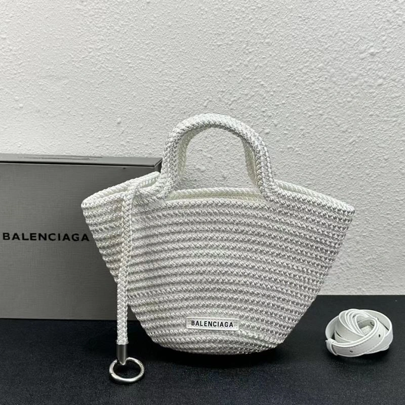 SmoothTexture Balenciaga Ibiza Woven Nylon Basket Bag - Summer Essential 78568