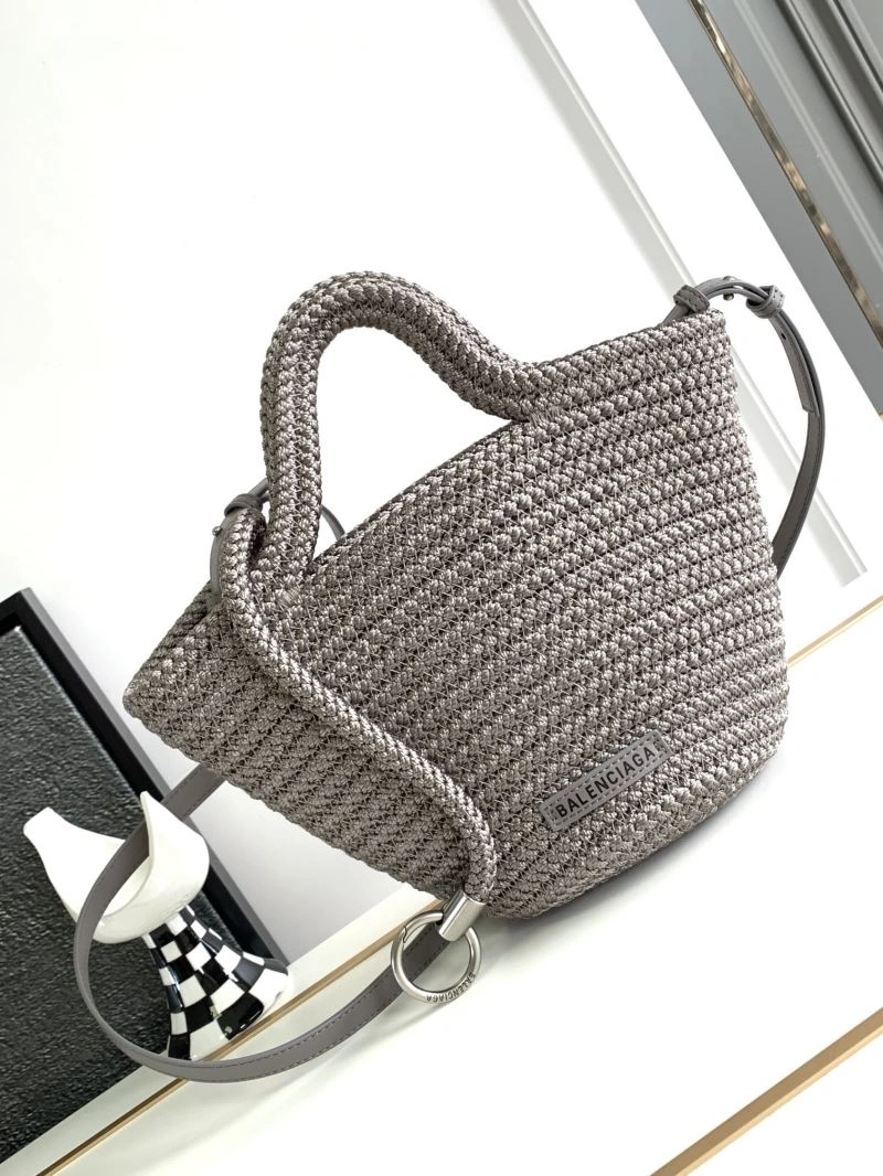 OnTrend Balenciaga Ibiza Woven Nylon Rope Basket Bag - Summer 78577