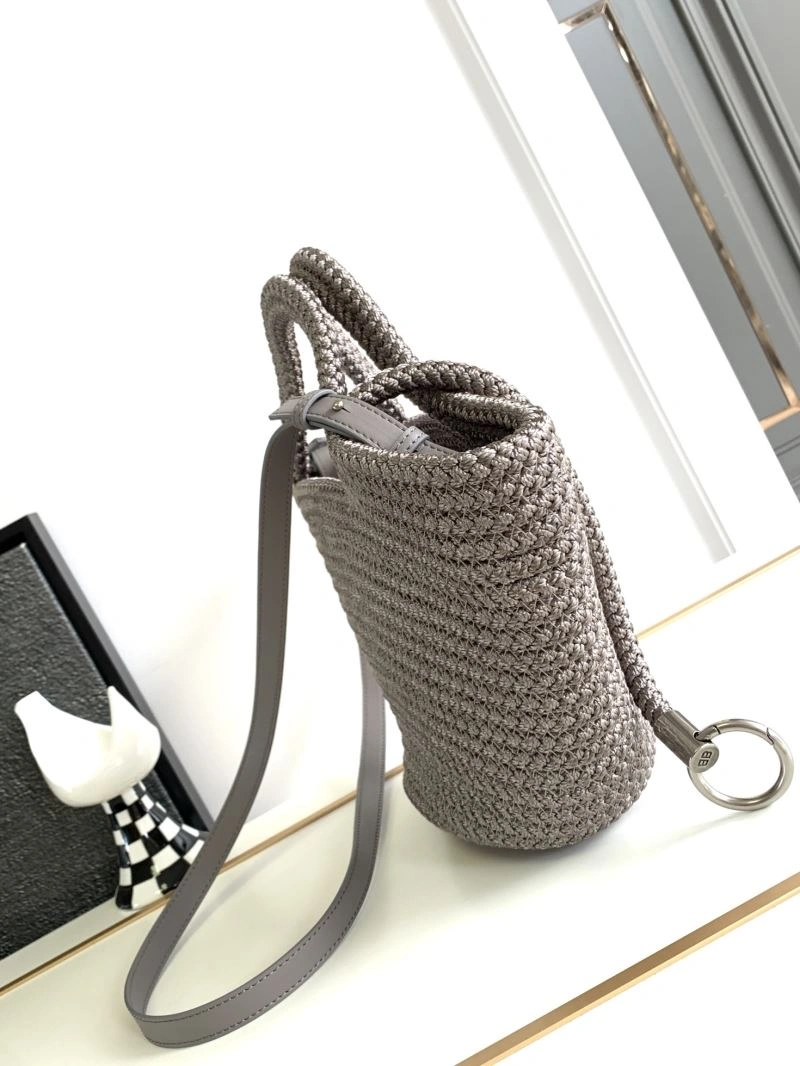 OnTrend Balenciaga Ibiza Woven Nylon Rope Basket Bag - Summer 78577