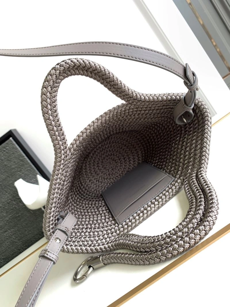 OnTrend Balenciaga Ibiza Woven Nylon Rope Basket Bag - Summer 78577