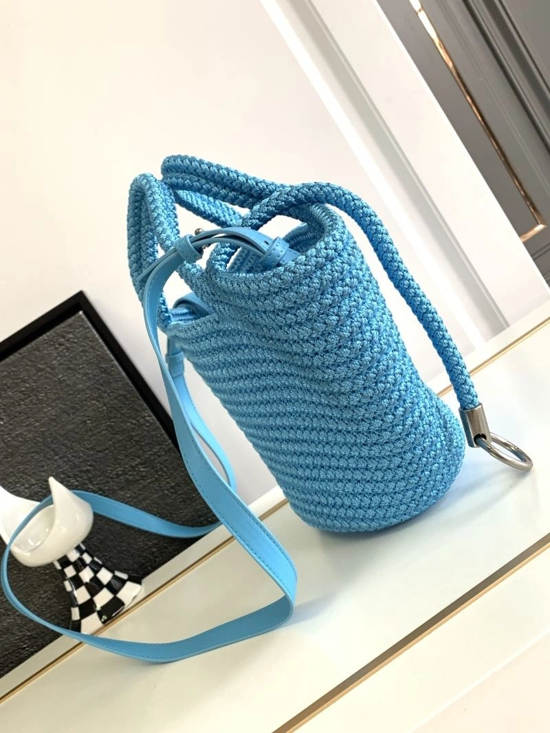 Balenciaga Ibiza Woven Nylon Rope Basket Bag - Summer Vibrant 78576