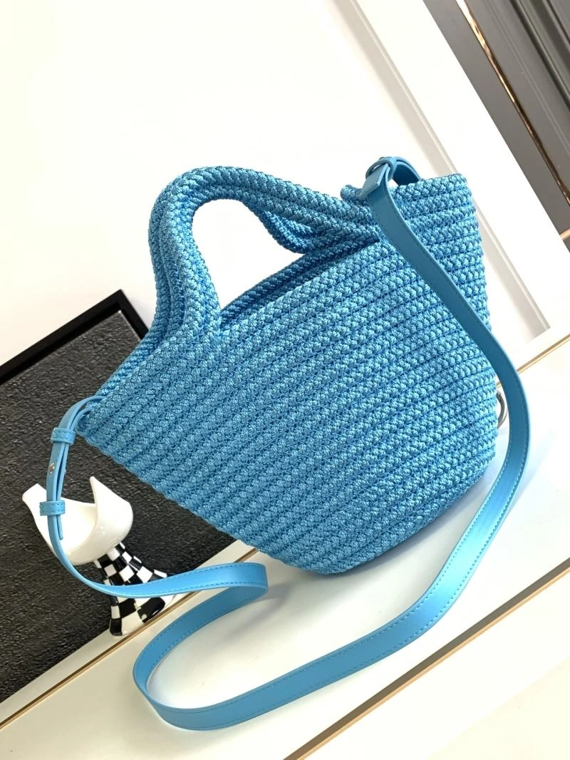 Balenciaga Ibiza Woven Nylon Rope Basket Bag - Summer Vibrant 78576