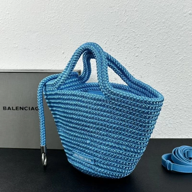 Balenciaga Ibiza Woven Nylon Rope Basket Bag - Summer Tailored 78565