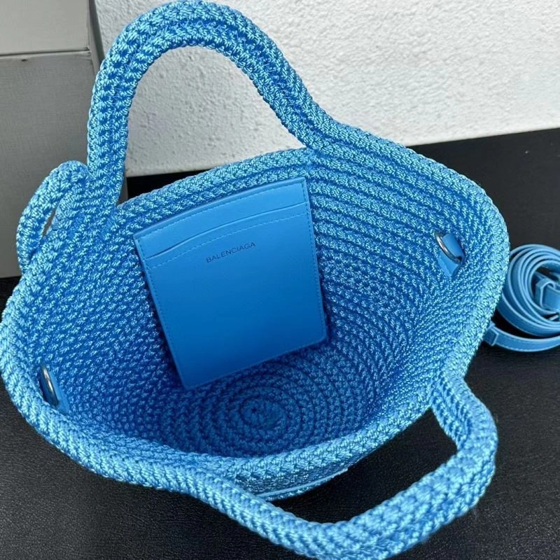 Balenciaga Ibiza Woven Nylon Rope Basket Bag - Summer Tailored 78565