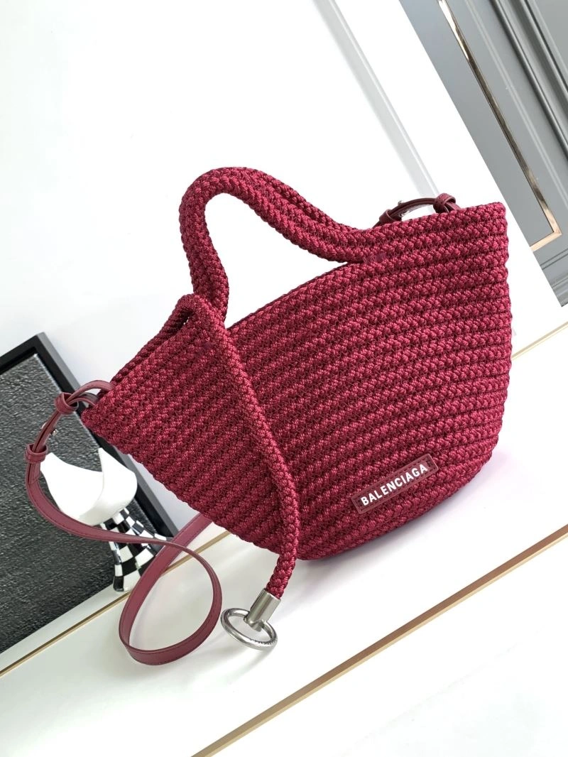 Stylish Balenciaga Ibiza Woven Nylon Rope Basket Bag - Summer 78560