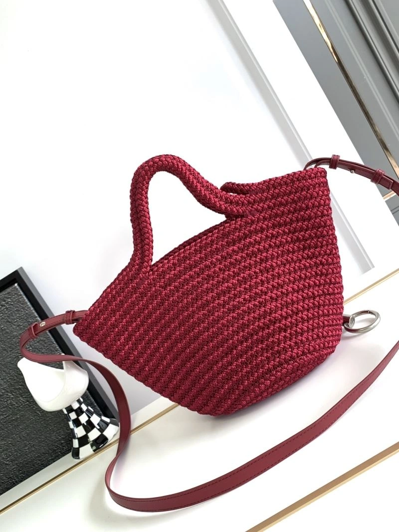Stylish Balenciaga Ibiza Woven Nylon Rope Basket Bag - Summer 78560