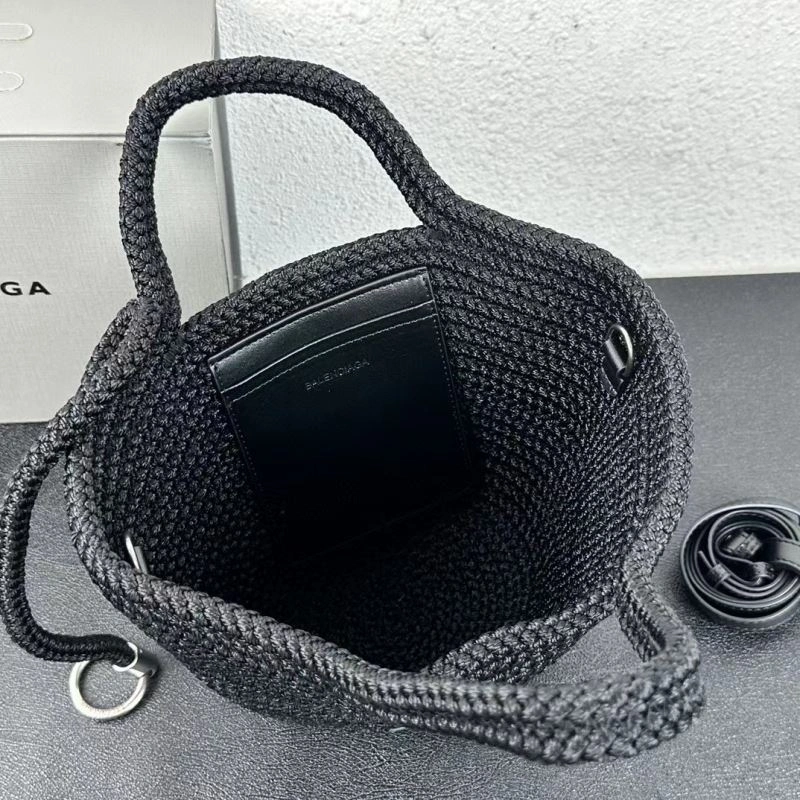 TimelessDesign Balenciaga Ibiza Woven Nylon Rope Basket Bag - Summer Essential 78566