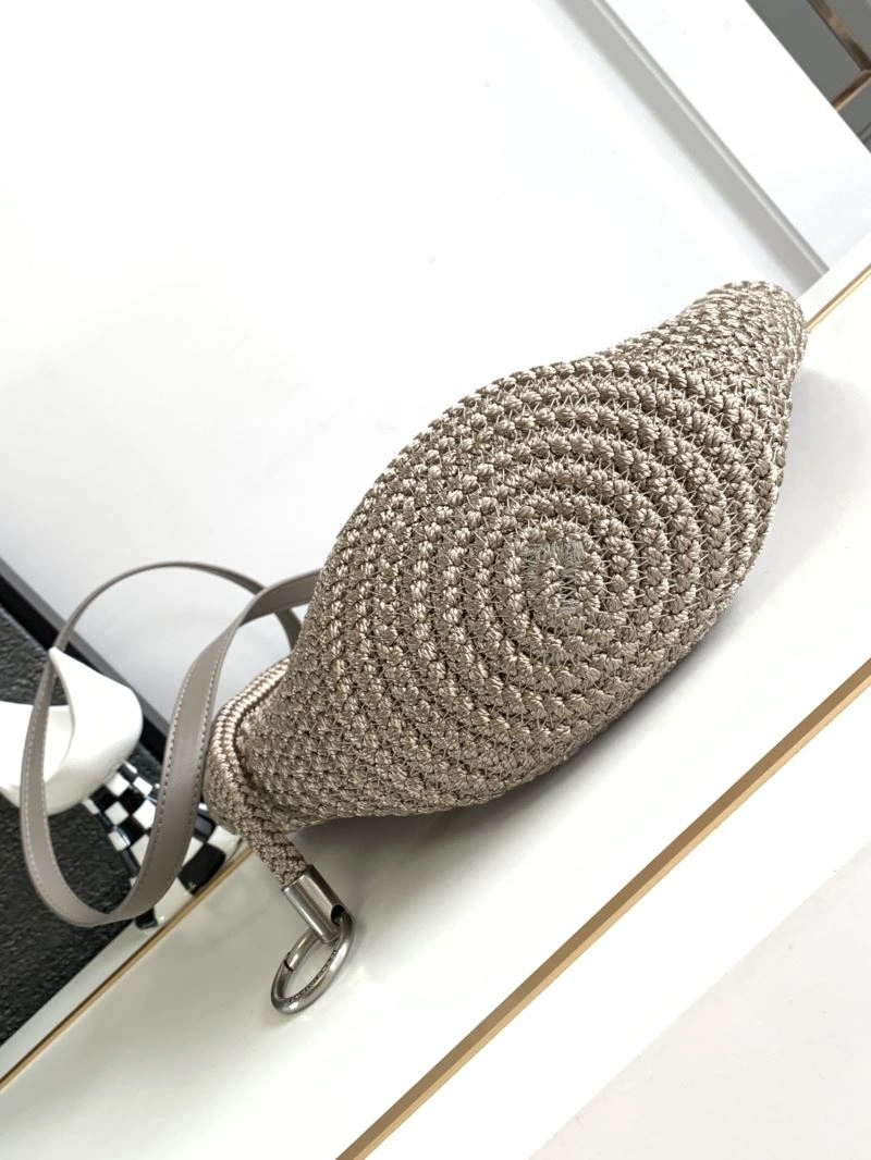 Balenciaga Ibiza Woven Nylon Rope Basket Bag Bright 78569