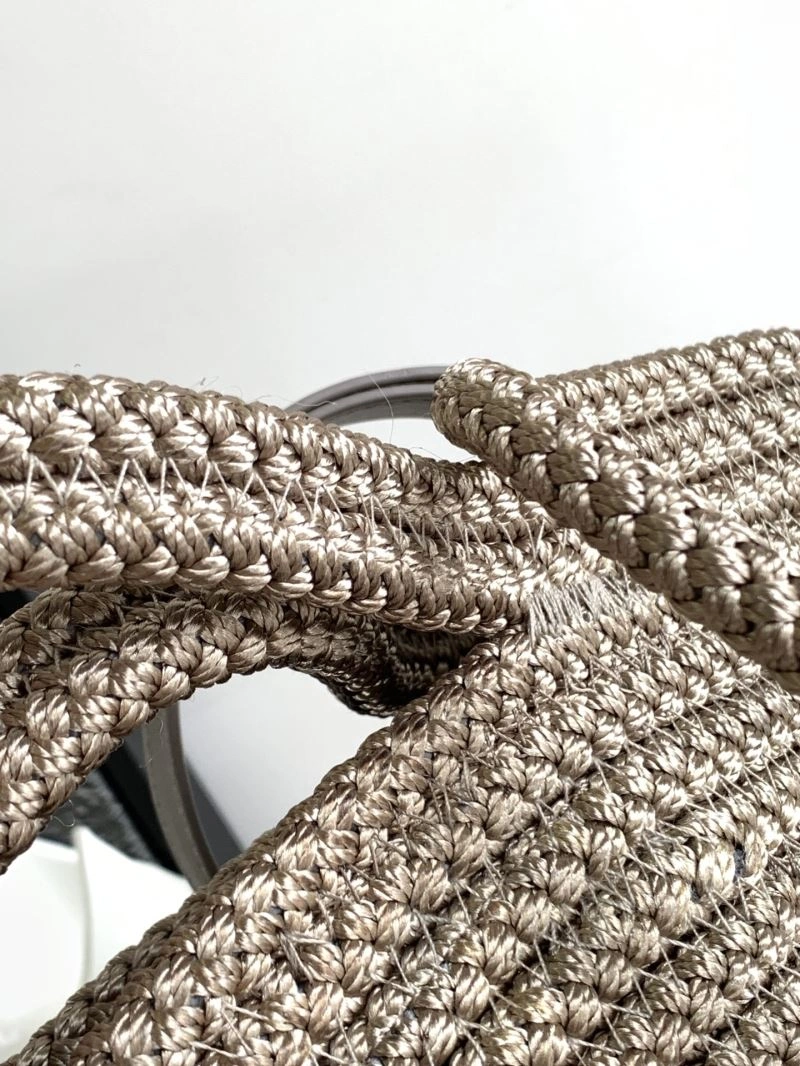 Balenciaga Ibiza Woven Nylon Rope Basket Bag Bright 78569