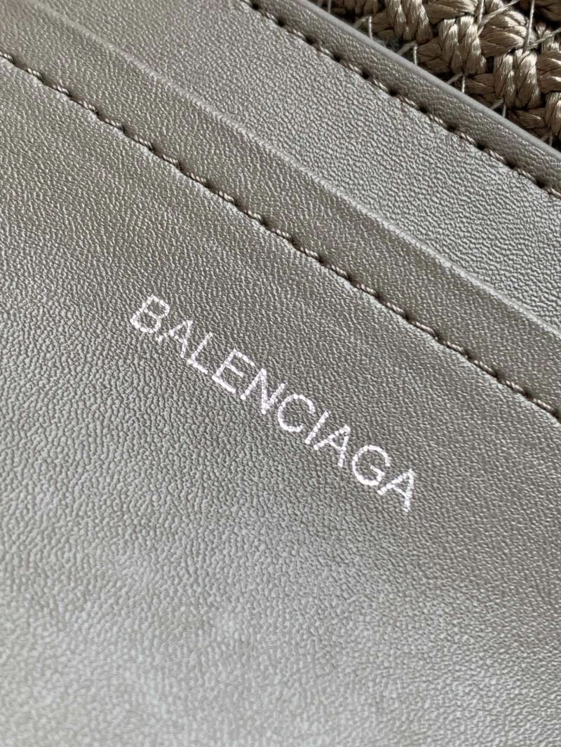Balenciaga Ibiza Woven Nylon Rope Basket Bag Bright 78569