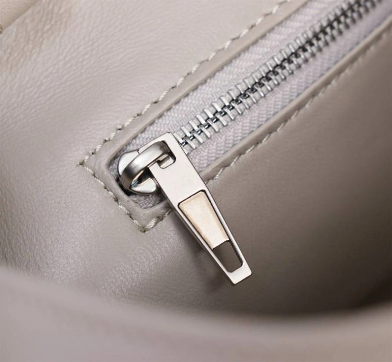 Classic Balenciaga Iconic Hourglass Cowhide Sandglass Bag in Milk Gray 75318