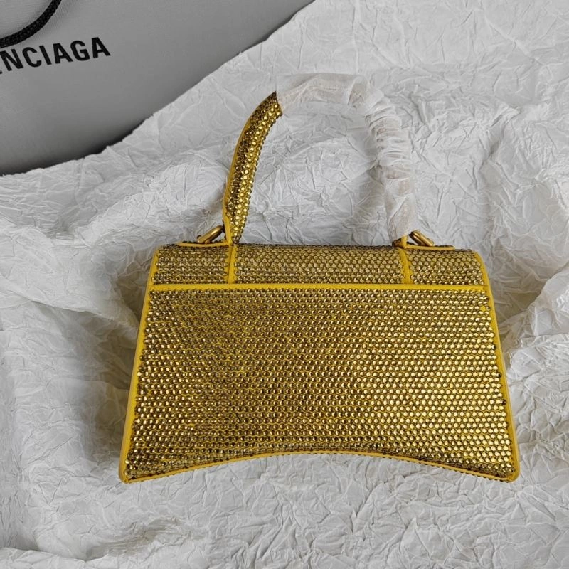 Snug Balenciaga Iconic Hourglass Small Cowhide Bag - 78626