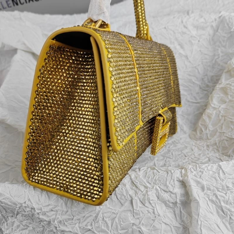 Snug Balenciaga Iconic Hourglass Small Cowhide Bag - 78626