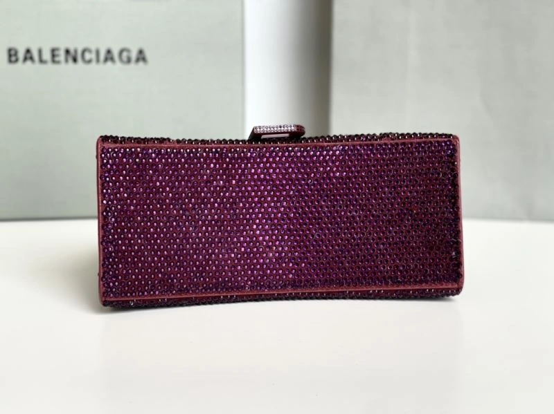 Balenciaga Jujube Red Hourglass Diamond Bag - Luxe Elegance Reliable 72583