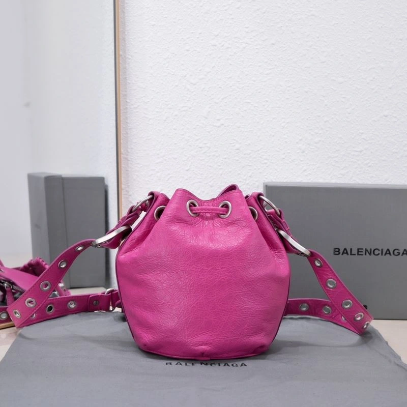 Attractive Balenciaga Le Cagole  Modern Bucket Bag with Heart Mirror 75350