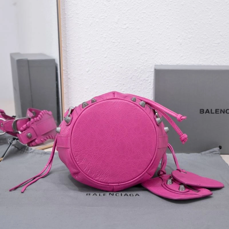 Attractive Balenciaga Le Cagole  Modern Bucket Bag with Heart Mirror 75350