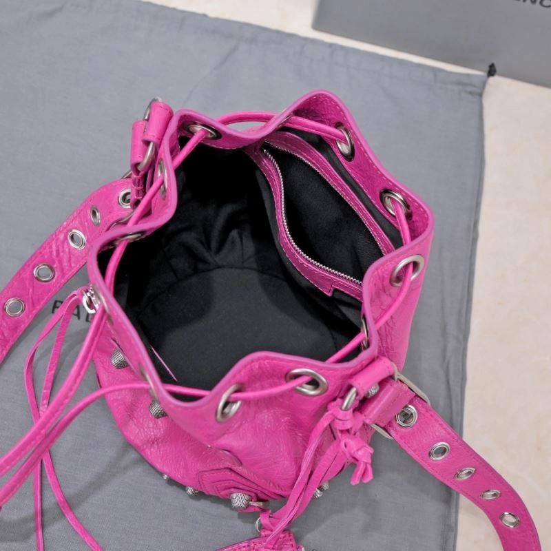 Attractive Balenciaga Le Cagole  Modern Bucket Bag with Heart Mirror 75350