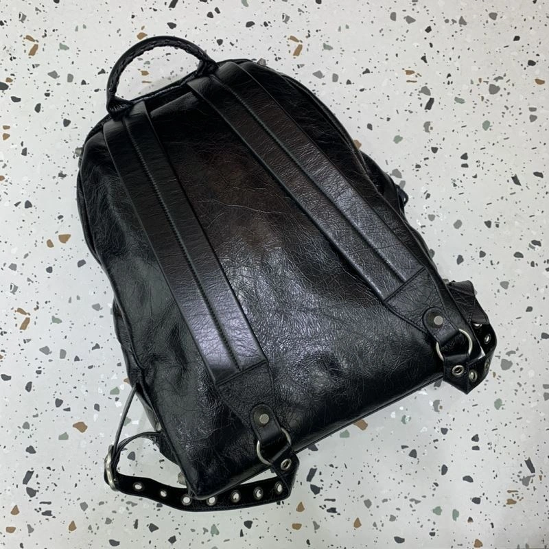 Balenciaga Le Cagole Edgy Studded Backpack - Parisian OdorResistant 72724