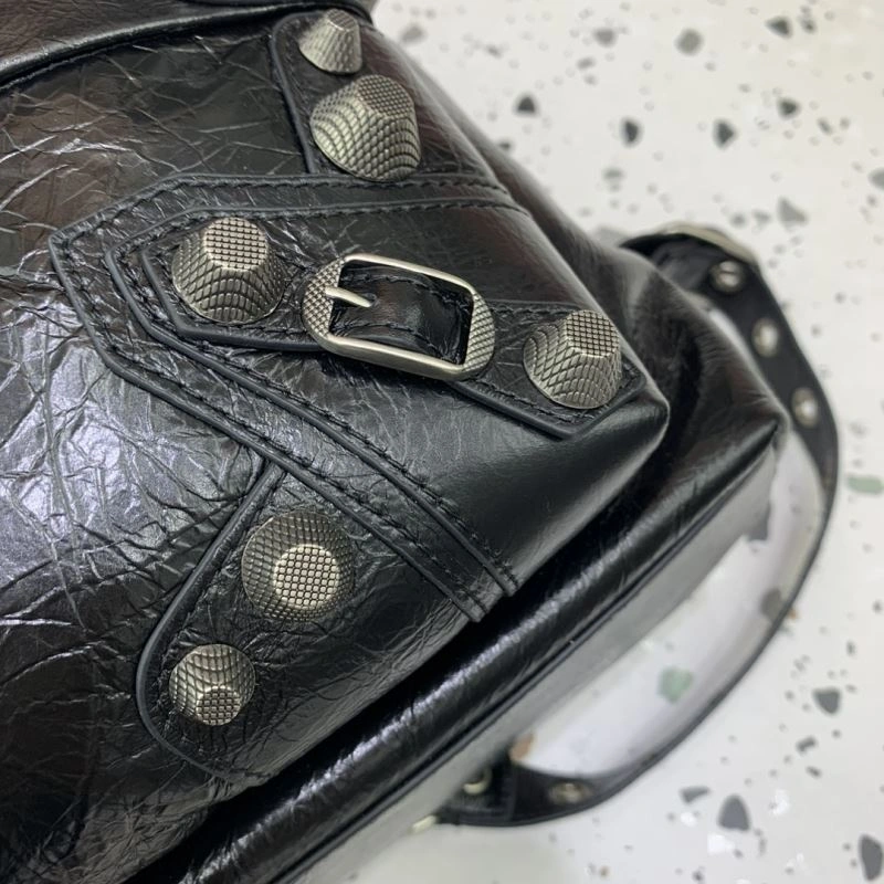 Balenciaga Le Cagole Edgy Studded Backpack - Parisian OdorResistant 72724