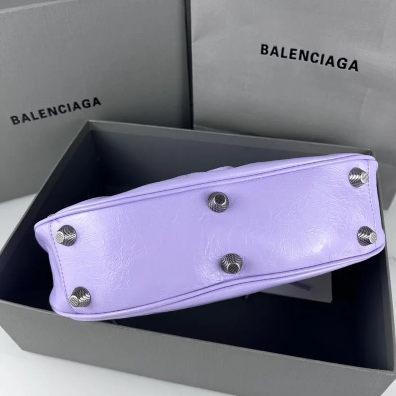 Balenciaga Le Cagole Half-Moon Dumpling Bag - Retro SunProtective 38356