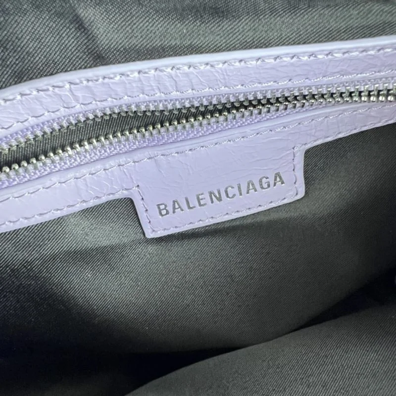 Balenciaga Le Cagole Half-Moon Dumpling Bag - Retro SunProtective 38356