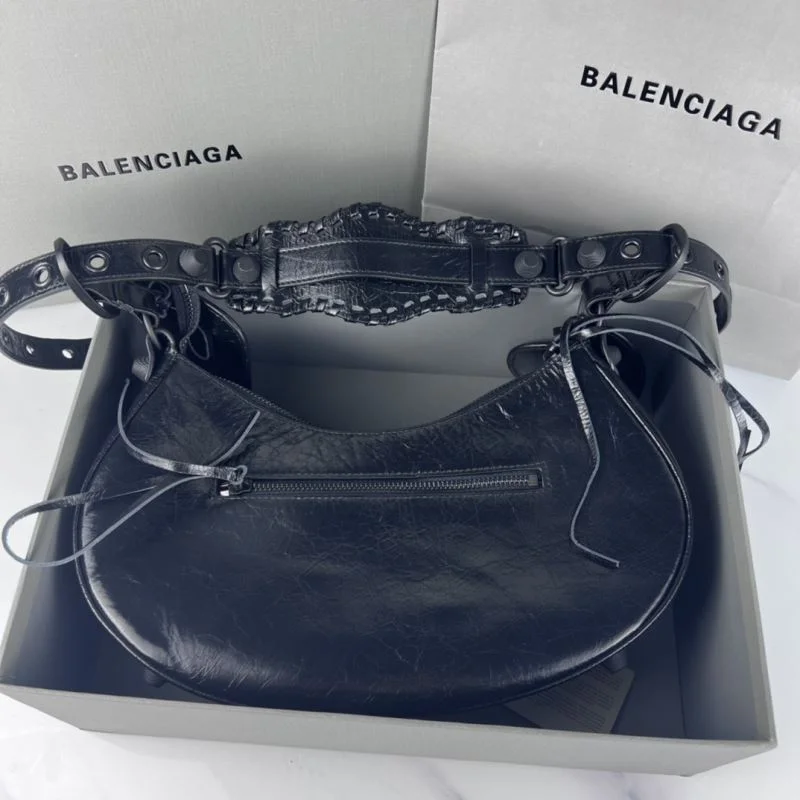 Balenciaga Le Cagole Half-Moon Motorcycle Dumpling Bag UrbanChic 38338
