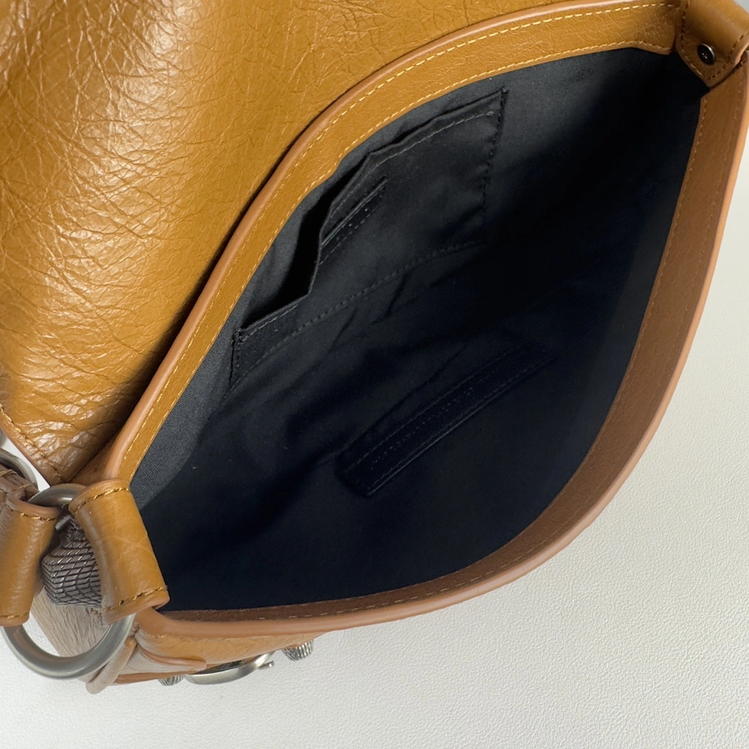 Sporty Balenciaga Le Cagole Large Lambskin Sling Bag 600 Baguette 61102