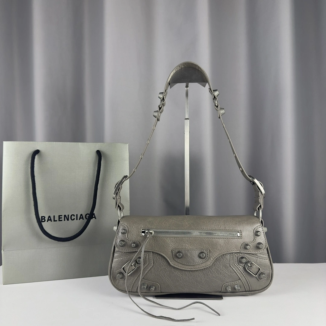 Effortless Balenciaga Le Cagole Large Lambskin Sling Bag 61090