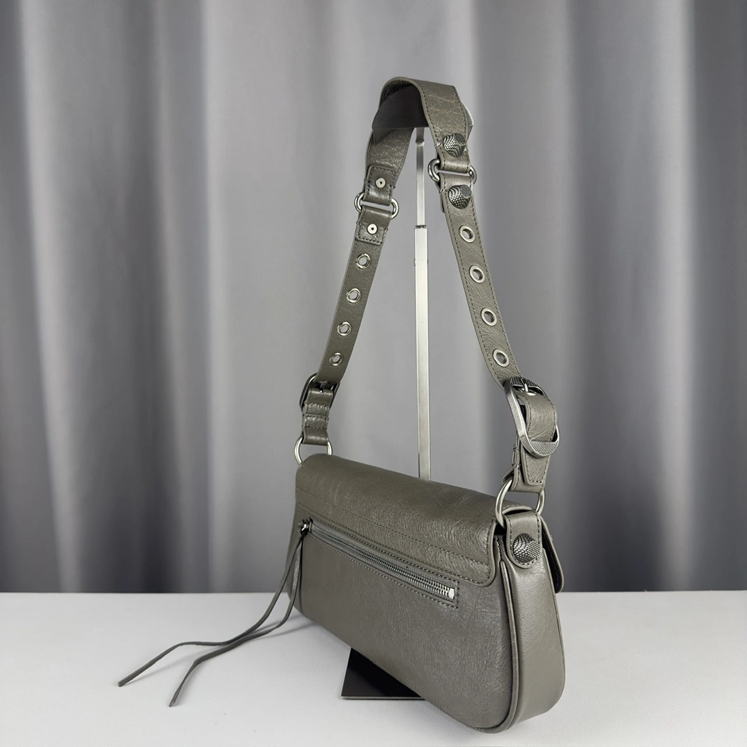 Effortless Balenciaga Le Cagole Large Lambskin Sling Bag 61090