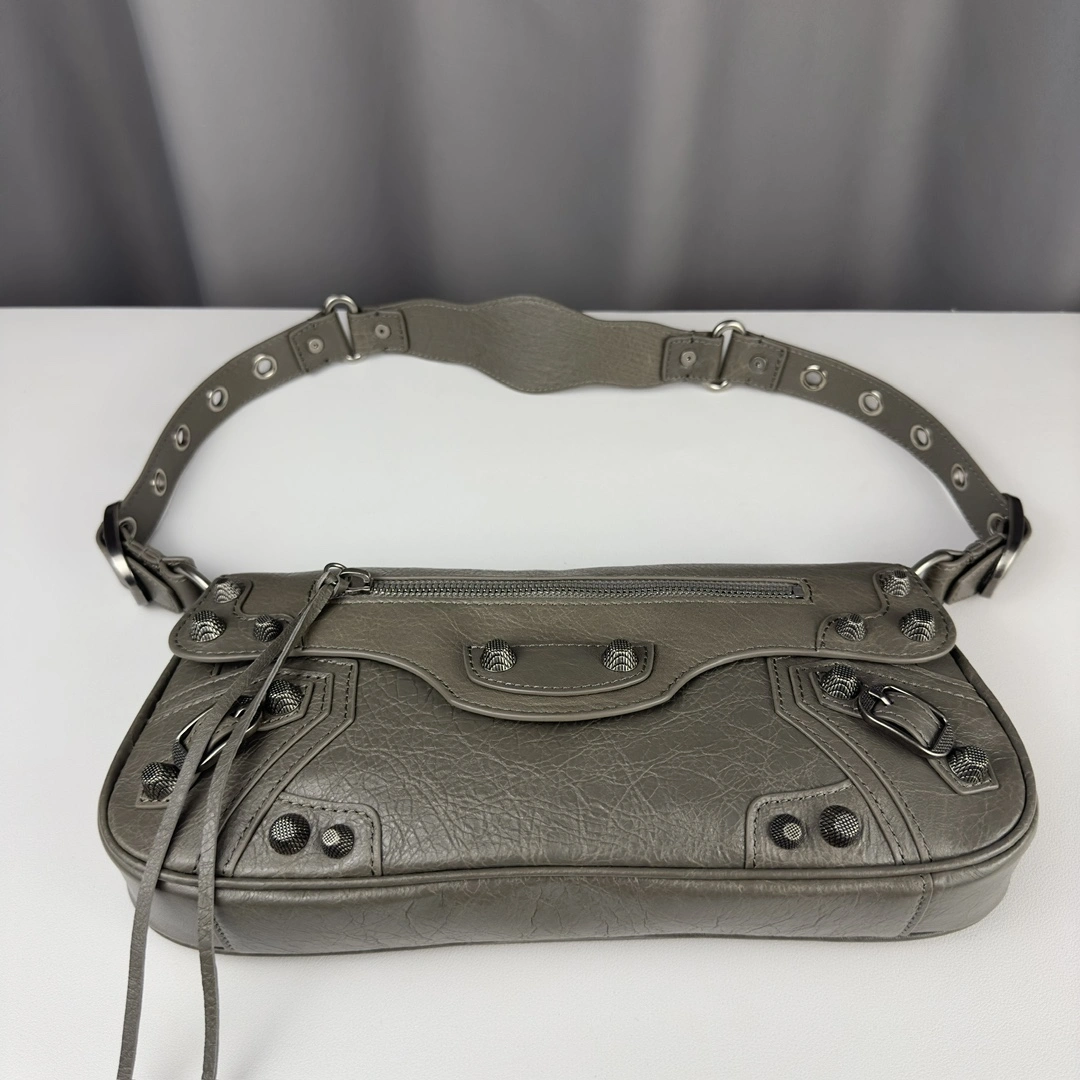 Effortless Balenciaga Le Cagole Large Lambskin Sling Bag 61090