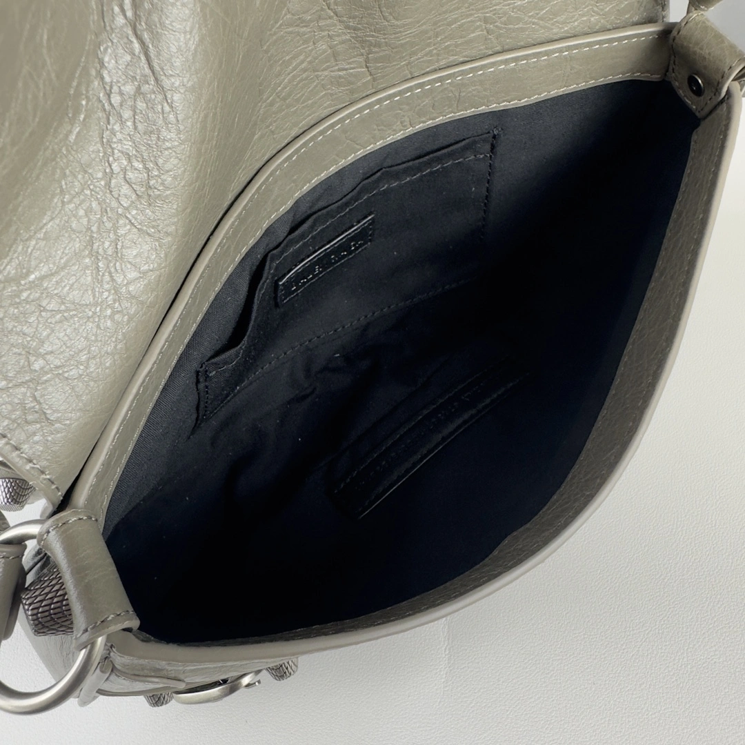 Effortless Balenciaga Le Cagole Large Lambskin Sling Bag 61090