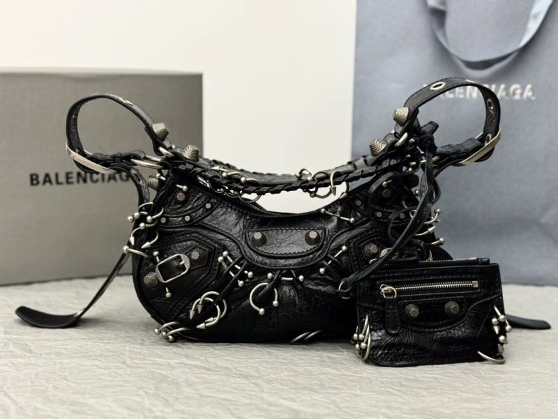 EasyMatch Balenciaga Le Cagole Limited Edition Studded Moto Bag 72693