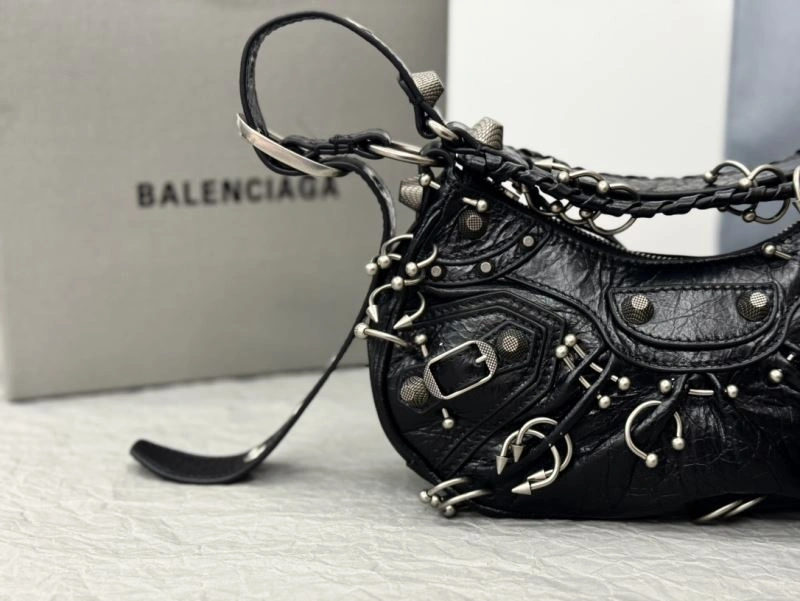 EasyMatch Balenciaga Le Cagole Limited Edition Studded Moto Bag 72693