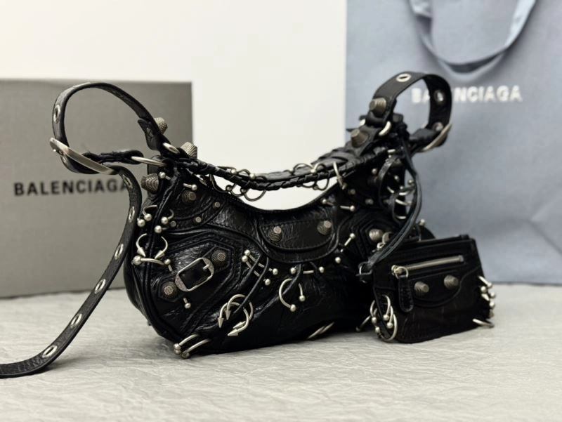 EasyMatch Balenciaga Le Cagole Limited Edition Studded Moto Bag 72693