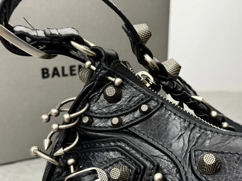 EasyMatch Balenciaga Le Cagole Limited Edition Studded Moto Bag 72693