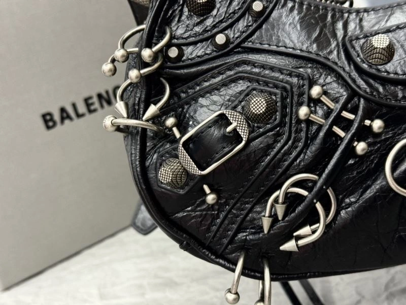 EasyMatch Balenciaga Le Cagole Limited Edition Studded Moto Bag 72693