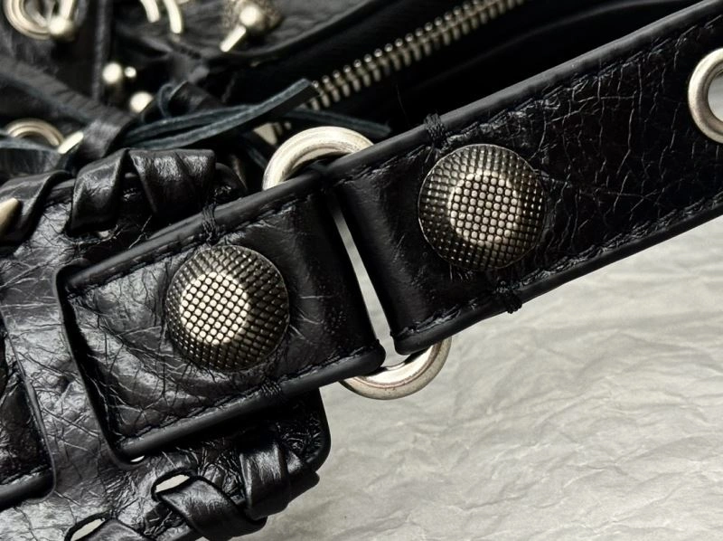 EasyMatch Balenciaga Le Cagole Limited Edition Studded Moto Bag 72693