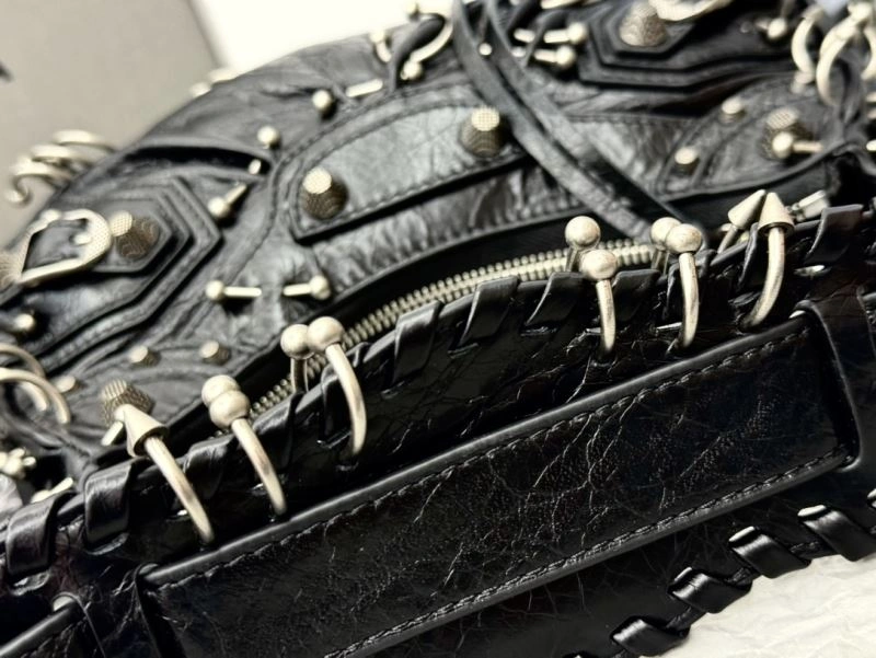 EasyMatch Balenciaga Le Cagole Limited Edition Studded Moto Bag 72693